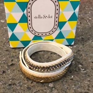 Stella & Dot gilded path bracelet